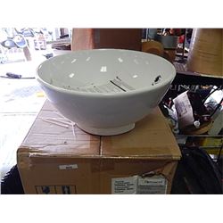 ROUND BATHROOM VANITY SINK - ABOVE COUNTER MOUNTING BOWL