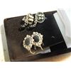 Image 2 : EARINGS - 2 PAIR - SILVER