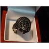 Image 1 : RING - SILVER - NATIVE DESIGN - INDAIN WITH HEAD DRESS