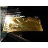 Image 2 : GOLD NOTE - .999 GOLD FOIL AMERICAN BEN FRANKLIN NOTE