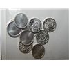Image 1 : STATUE OF LIBERTY ROUNDS - .999 FINE SILVER - TTL 10 GRMS - 10 PC TTL