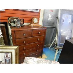 DRESSOR - LIKE NEW - 6 DRAWER HIGH BOY
