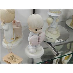 5-COLLECTABLE PRECIOUS MOMENTS PORCELEIN FIGURINE