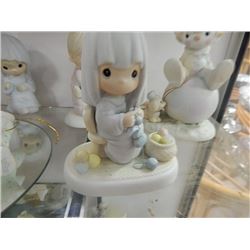 5-COLLECTABLE PRECIOUS MOMENTS PORCELEIN FIGURINE
