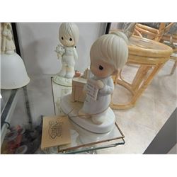 5-COLLECTABLE PRECIOUS MOMENTS PORCELEIN FIGURINE