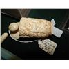 Image 1 : VINTAGE CHINESE OPIUM BOTTLE CARVED FROM BONE - INTRIQUITELY CARVED BUDDHA - DIPPER MISSING
