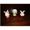 Image 1 : EGG CUP AND VINTAGE RABBIT SALT AND PEPPER