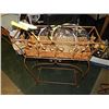 Image 1 : RETRO LONG METAL WROUGHT IRON PLANT STAND