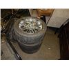 Image 1 : MAGS FOR BMW - CHROME AND GOOD RUBBER - X 4