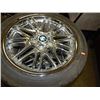 Image 2 : MAGS FOR BMW - CHROME AND GOOD RUBBER - X 4