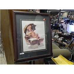 FRAMED NORMAN ROCKWELL PICTURE