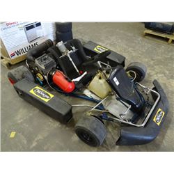 TS Racing Go Cart w/Start Pack & 3 Spare Wheels - No Shipping