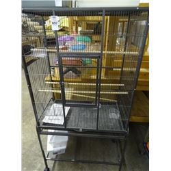 Large Bird Cage w/Rolling Stand