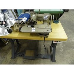 National #CM3-601 Sewing Machine w/Table