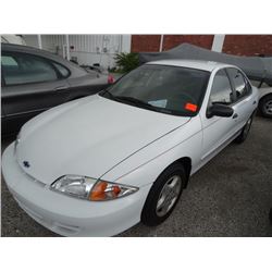 2002 Chevy Cavalier Sedan, White