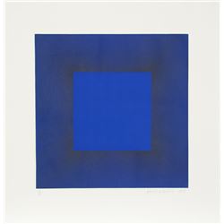 Richard Anuszkiewicz, Midnight Suite (Blue with Black), Intaglio Aquatint Etching
