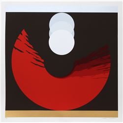 Thomas W. Benton, Evolution Series Red, Silkscreen