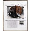 Image 1 : Christo, Package on a Hunt, Silkscreen and Photo-Collage