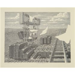 Wojtek Kowalczyk, Traveling, Lithograph