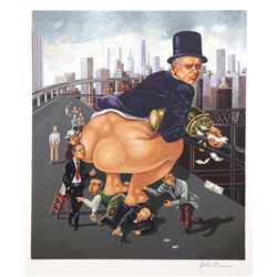 Israel Rubinstein, The Boss, Serigraph