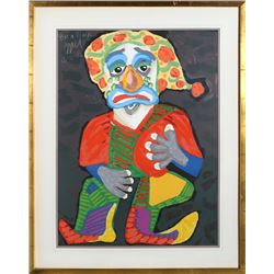 Karel Appel, Pagliacci, Lithograph