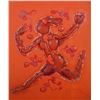 Image 1 : Alexander Raymond Katz, Running Woman, Stypol and Polymer Mixed Media Painting