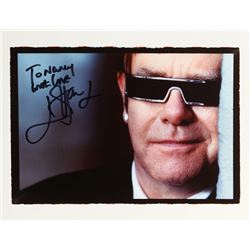 Elton John Autographed Photo
