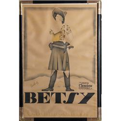 Pascal Bastia, Betsy, Lithograph Poster