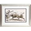 Image 1 : Charles Burdick, Bull Fighter, Ink Drawing