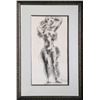 Image 1 : Chaim Gross, Standing Nude, Pastel Drawing