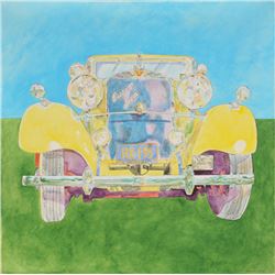 Phyllis Krim, Hispano Suiza, Acrylic Painting