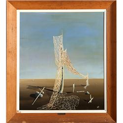 Jorge Noceda Sanchez, Between Yesterday and Today, Oil Painting