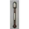Image 1 : 19th Century rosewood stick barometer with thermometer having engraved ivory dials signed Negrett...