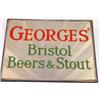 Image 1 : Early 20th Century advertising mirror 'Georges Bristol Beers and Stout', 18cm x 23cm Est.: £40 -...