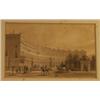 Image 1 : 'Park Crescent, East Side', signed and dated 1828, verso inscribed, 9cm x 14.5cm - see illustrati...