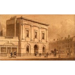 'Asylum Indigent Blind, Westminster Bridge Road', signed, verso inscribed, 9cm x 14.5cm Est.: £50...