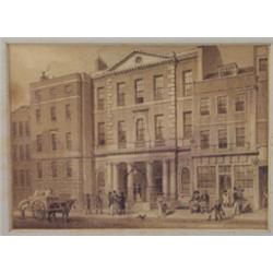 'Mercer's School, Dowgate Hill', signed, verso inscribed with annotations including part of the L...