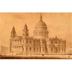 'St Paul's Cathedral', signed, 10.5cm x 15.5cm - see illustration Est.: £500 - £750...