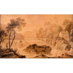 'Kenarth Bridge on the Teify, Cardiganshire', 8.75cm x 14cm and 'Builth, Breconshire', 8.75cm x 1...