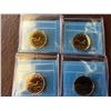 Image 2 : Canada loonies: 1988 CCCS UNC-67, 1992 CCCS UNC-67, 1993 CCCS UNC-66, 1999 CCCS UNC-67. Lot of 4 coi