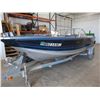 Image 1 : 89 Blue Fin Spectrum 19ft Aluminum Boat w/2.3 liter 4 cyl. inboard