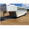 Image 2 : 1990 4 Star Aluminum 28ft Gooseneck Stock Trailer