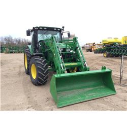 2014 John Deere 6105R Dsl MFWD