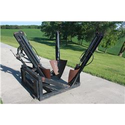 Skidsteer Tree Spade Attachment, good condition