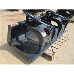 New Stout Brush Grapple HD72-8 w/ skid steer quick attach
