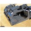 Image 1 : New Stout Rock Bucket/ Brush Grapple Combo HD72-3 Open-end w/ skid steer quick attach