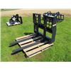Image 1 : New Stout Walk-Through Pallet Forks 48 in. w/ skid steer quick attach