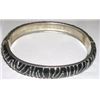 Image 1 : Zebra pattern metal cuff bracelet