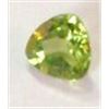 Image 1 : 1.25 *HUGE* CARAT GREEN PERIDOT GEMSTONE *BEAUTIFUL TRIANGLE CUT & FACETED* GEM!! GEMSTONE CAME OUT