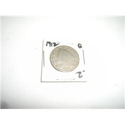 1912 Liberty "V" Nickel RFD Book Value $2+ *Nice Early GOOD Grade Nickel*